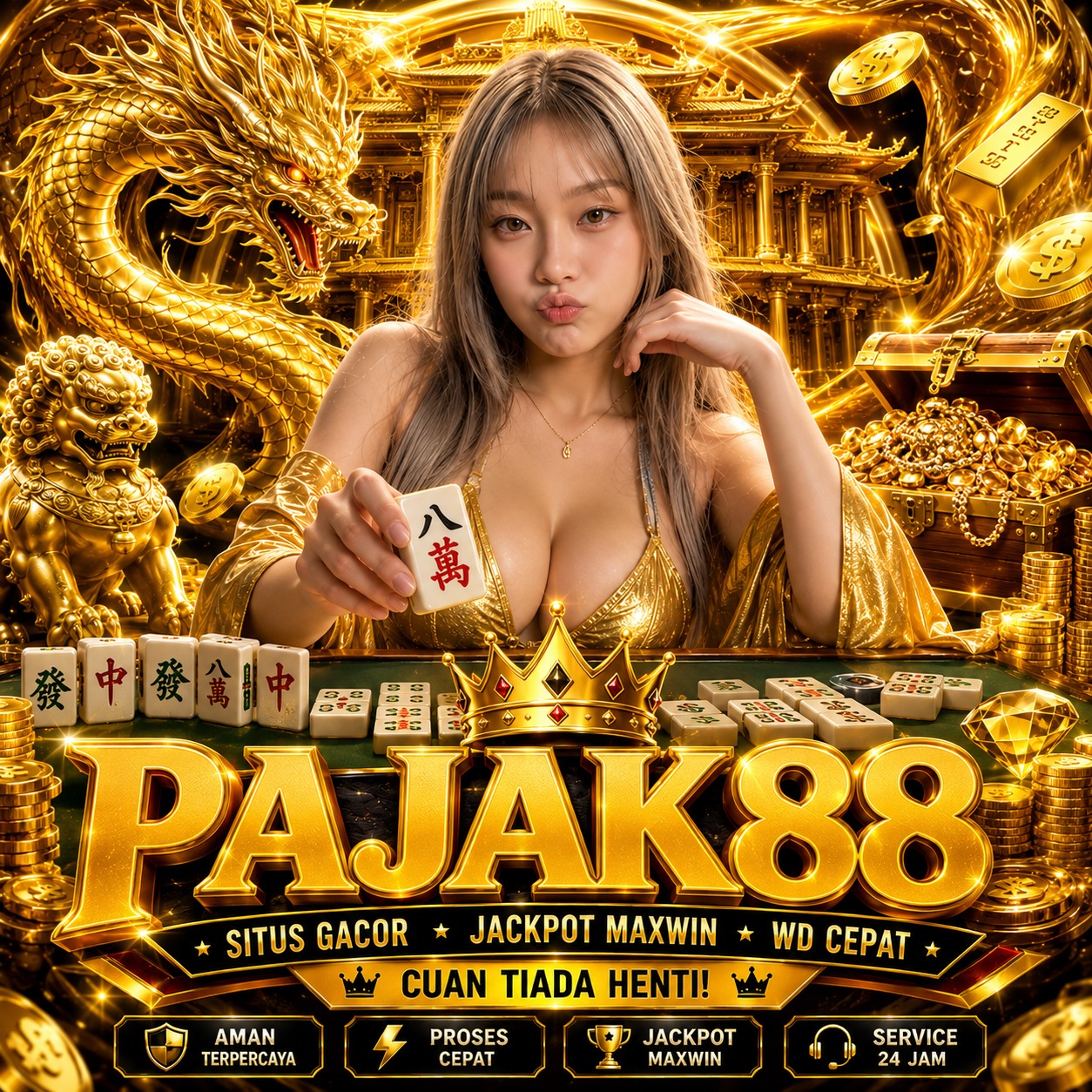 Thumbnail 1 of 3, Poster, PAJAK88 - Slot JacKpot MaxWin Anti Blokir! designed and sold by PAJAK88.